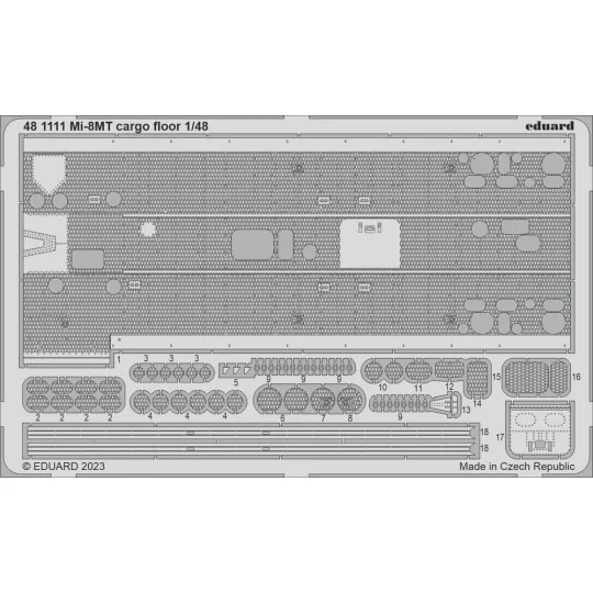 Mi-8MT cargo floor 1/48 TRUMPETER - Eduard Accessories 481111