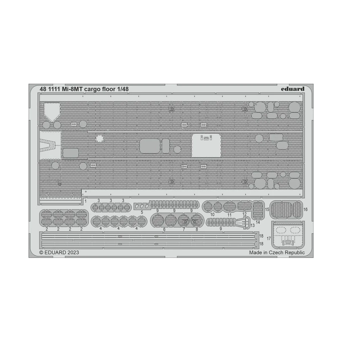 Mi-8MT cargo floor 1/48 TRUMPETER - Eduard Accessories 481111