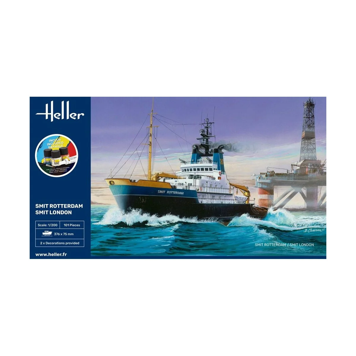 STARTER KIT Smit Rotterdam / Smit London, 1/200 - Heller 56620