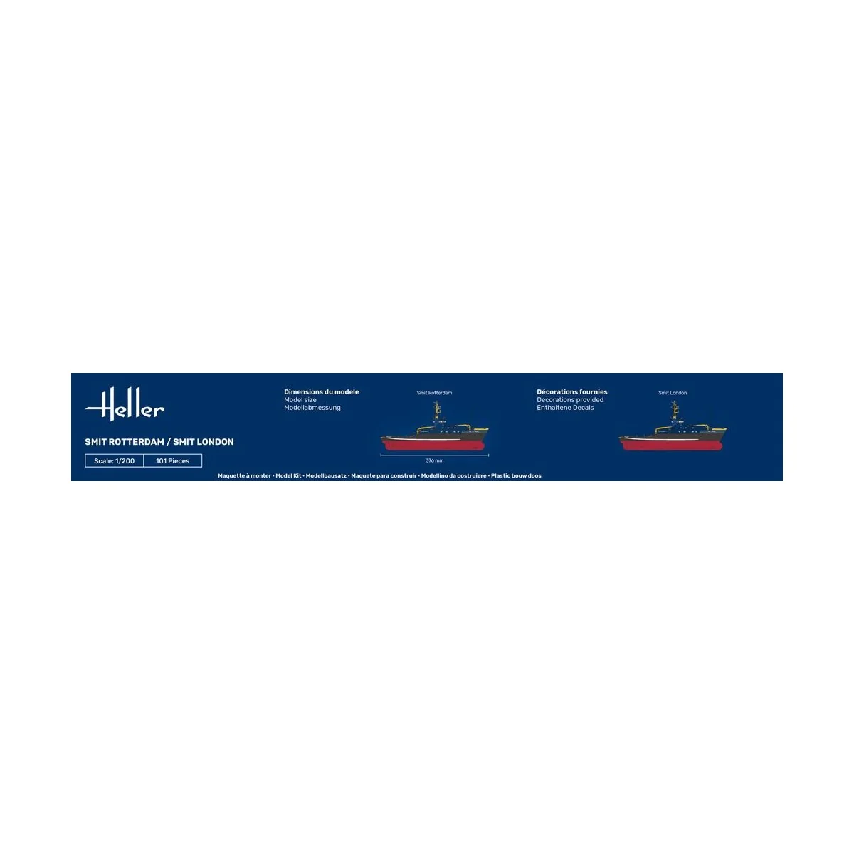 STARTER KIT Smit Rotterdam / Smit London, 1/200 - Heller 56620