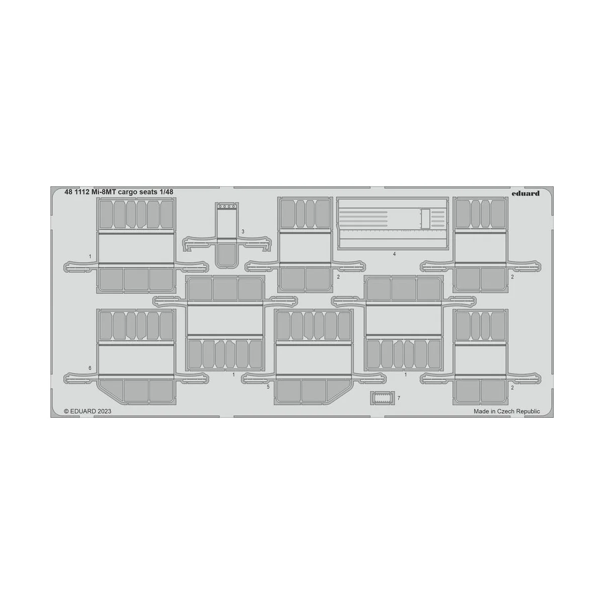 Mi-8MT cargo seats 1/48 TRUMPETER - Eduard Accessories 481112