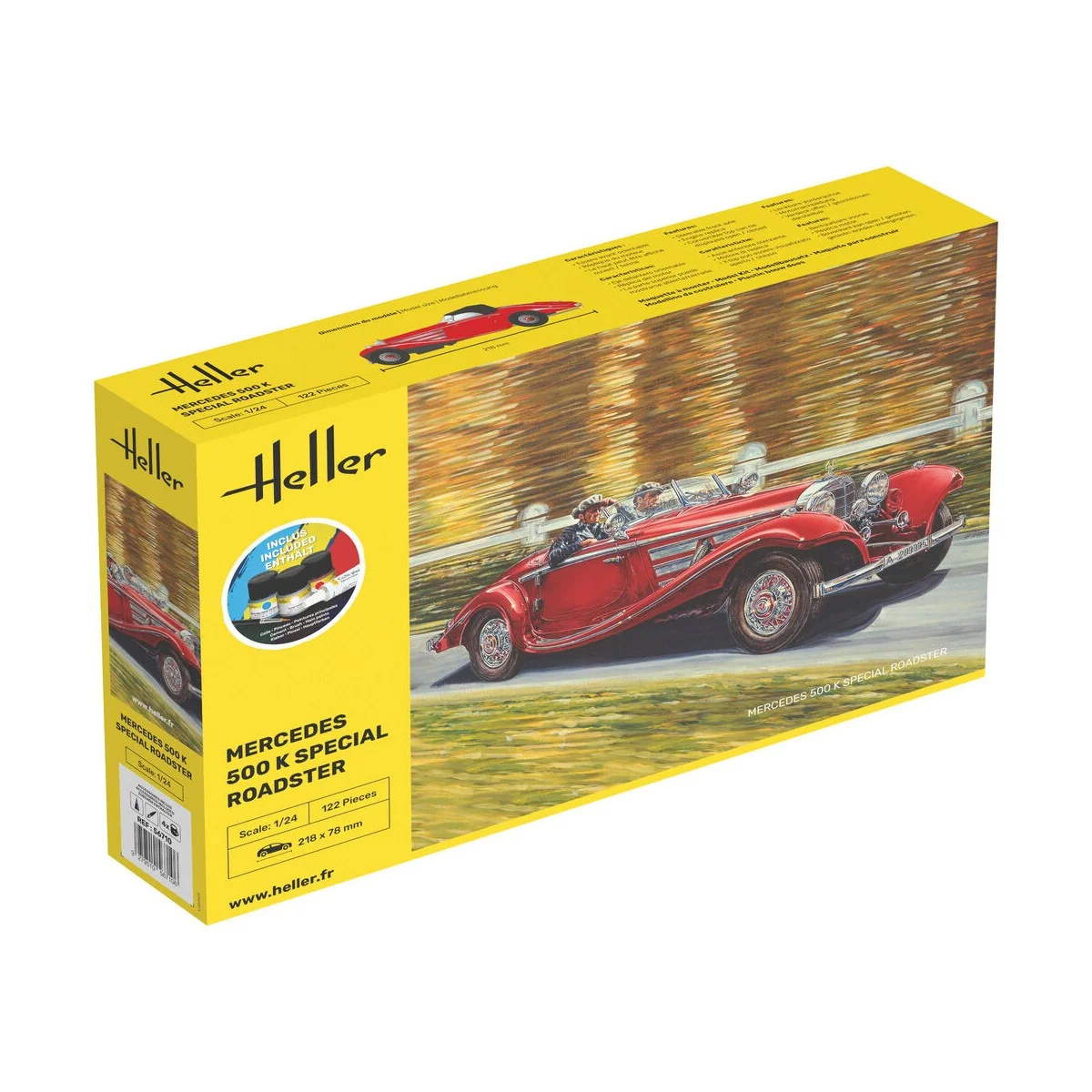 STARTER KIT 500 K Special Roadster, 1/24 - Heller 56710