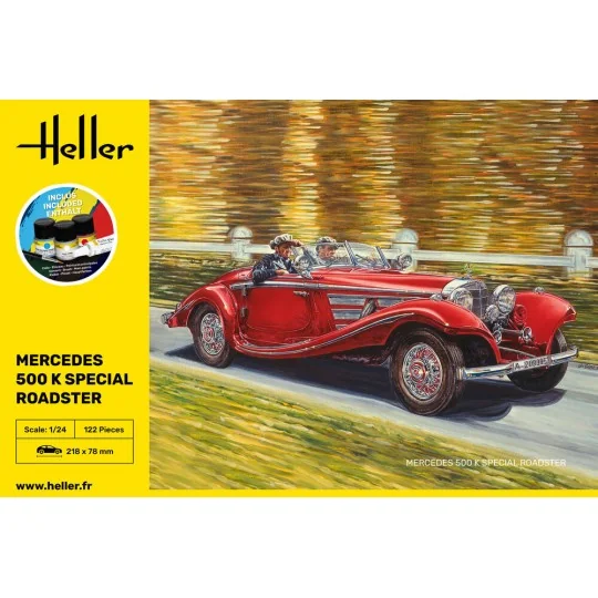 STARTER KIT 500 K Special Roadster, 1/24 - Heller 56710