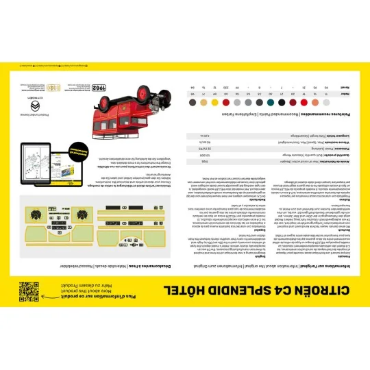 STARTER KIT Citroen C4 "Splendid Hotel", 1/24 - Heller 56713