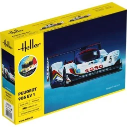STARTER KIT Peugeot 905 EV 1, 1/24 - Heller 56718 2