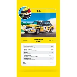 STARTER KIT Renault R5 Turbo, 1/24 - Heller 56717 2