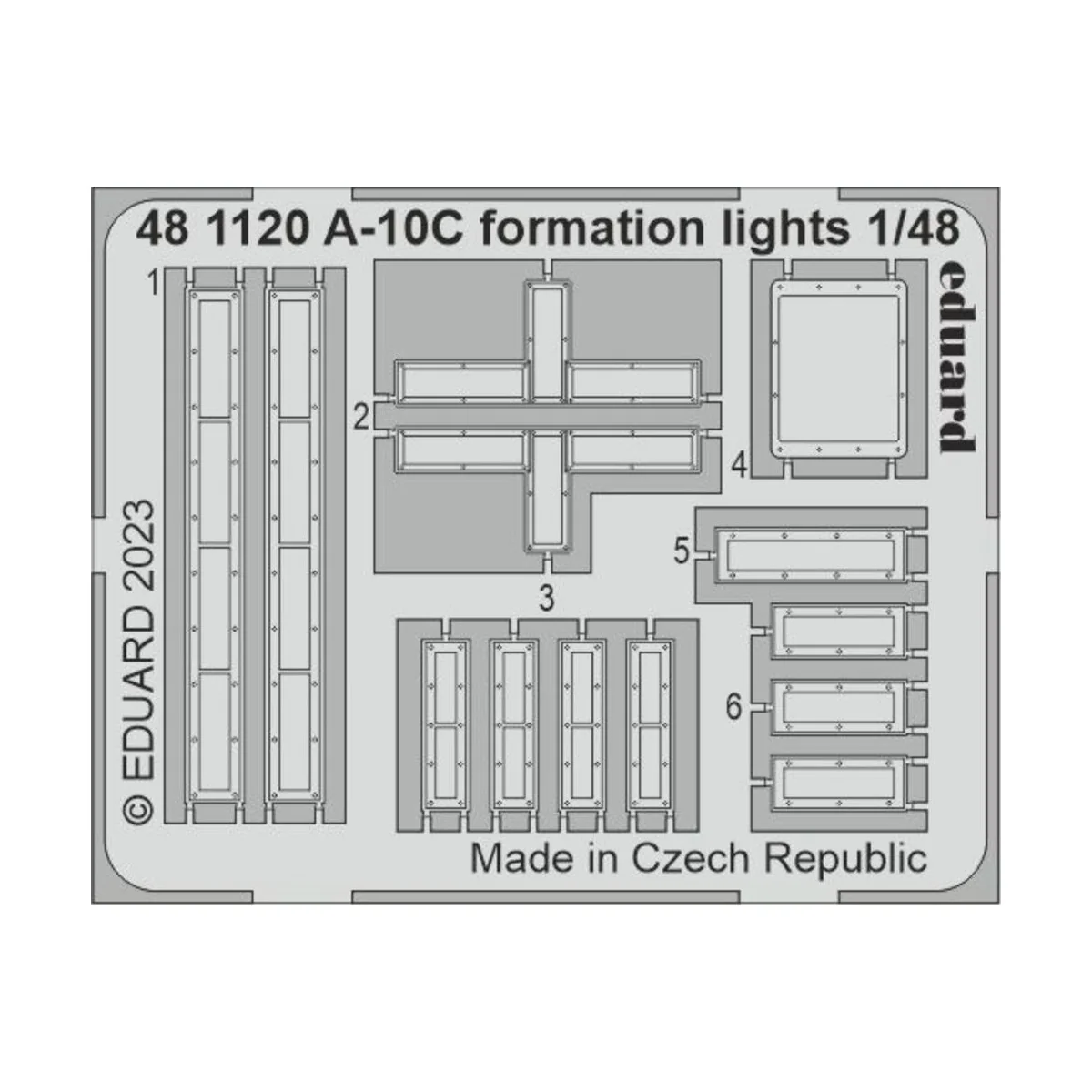 A-10C formation lights 1/48 ACADEMY, 1/48 - Eduard Accessories 481120