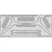 F-4G reinforcement straps & formation lights 1/48 MENG, 1/48 - Edua...