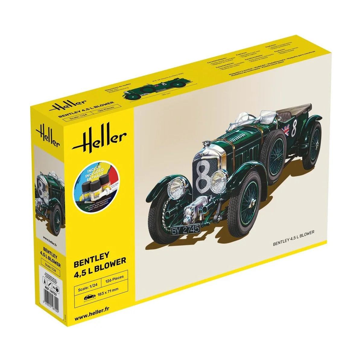 STARTER KIT Bentley Blower, 1/24 - Heller 56722