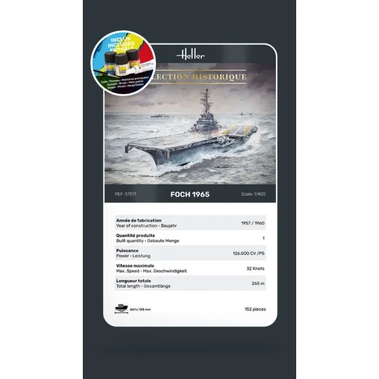 STARTER KIT Foch, 1/400 - Heller 57071