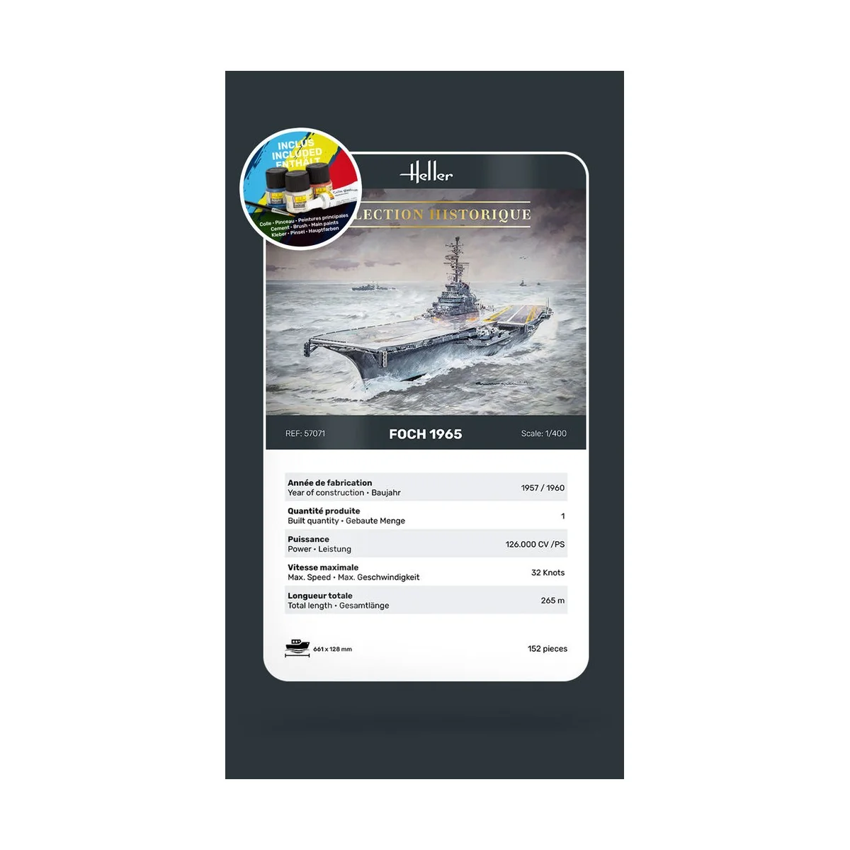 STARTER KIT Foch, 1/400 - Heller 57071