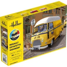 STARTER KIT Renault Estafette Highroof, 1/24 - Heller 56740