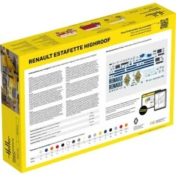 STARTER KIT Renault Estafette Highroof, 1/24 - Heller 56740 2