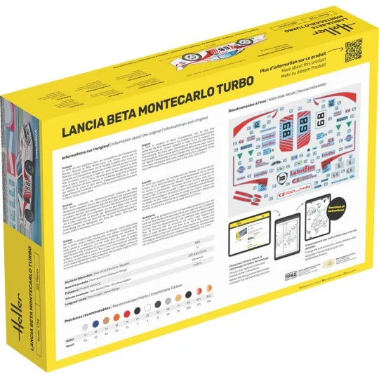 STARTER KIT Lancia Beta Montecarlo Turbo, 1/24 - Heller 56741