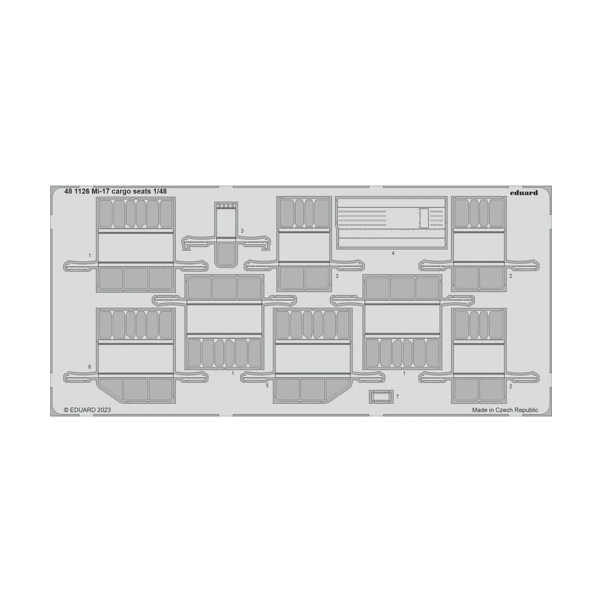 Mi-17 cargo seats, 1/48 - Eduard Accessories 481126
