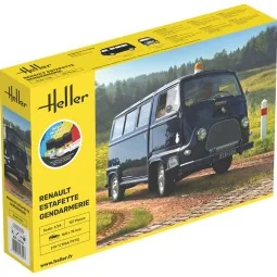 STARTER KIT Renault Estafette Gendarmerie, 1/24 - Heller 56742 2