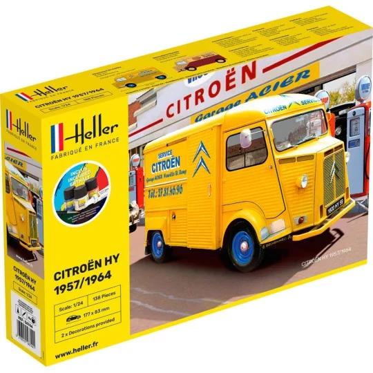 STARTER KIT CITROEN HY 1957/1964, 1/24 - Heller 56744