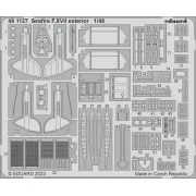 Seafire F.XVII exterior 1/48 - Eduard Accessories 481127