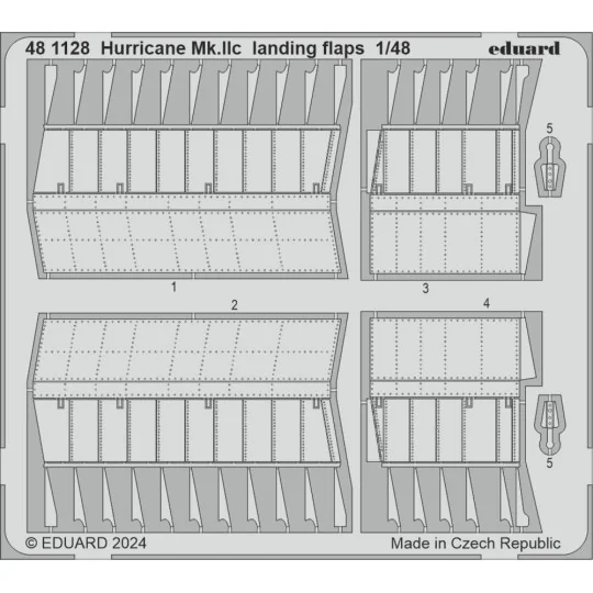 Hurricane Mk.IIc landing flaps, 1/48 - Eduard Accessories 481128