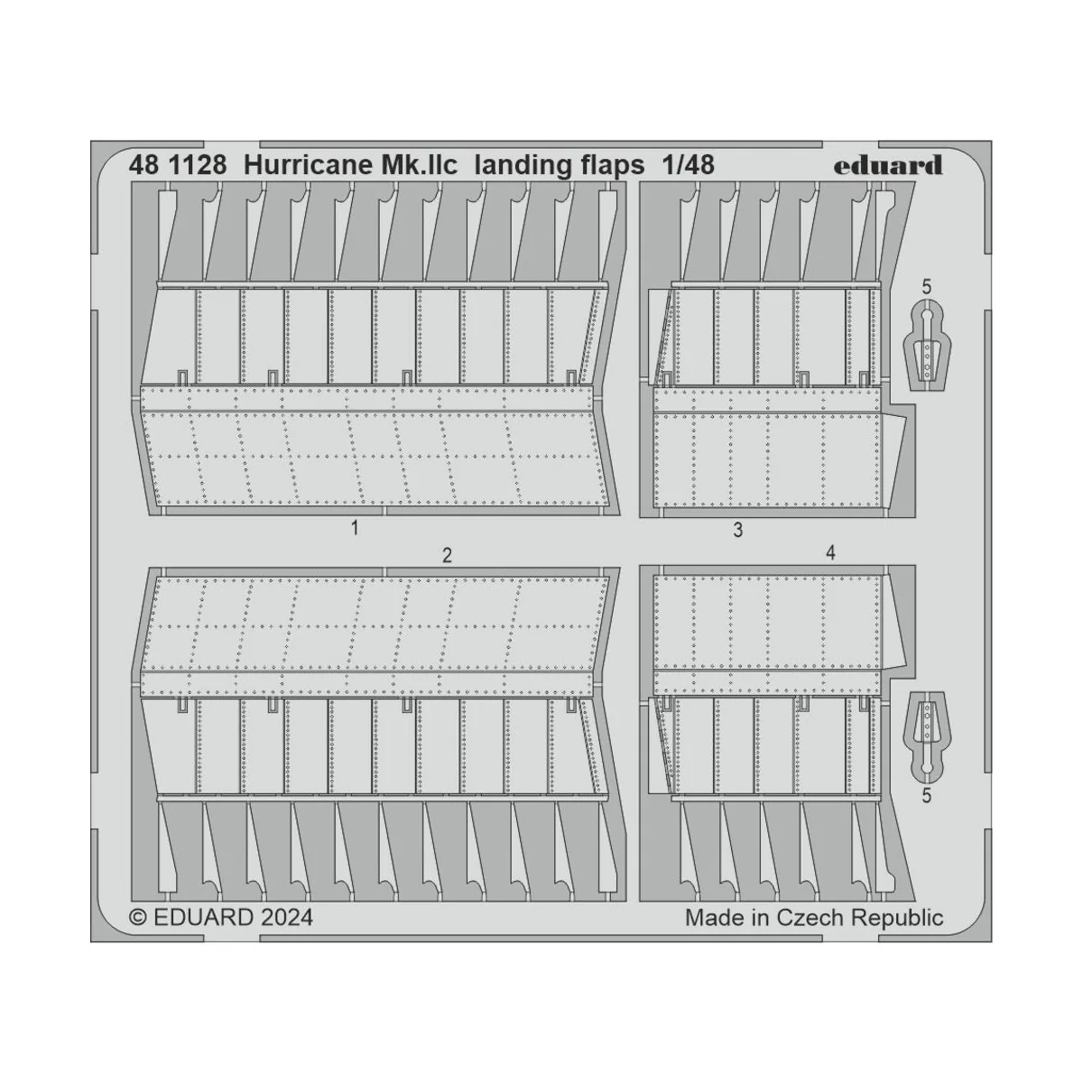Hurricane Mk.IIc landing flaps 1/48 - Eduard Accessories 481128