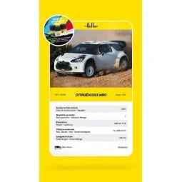STARTER KIT Citroen DS3 WRC, 1/24 - Heller 56758 2