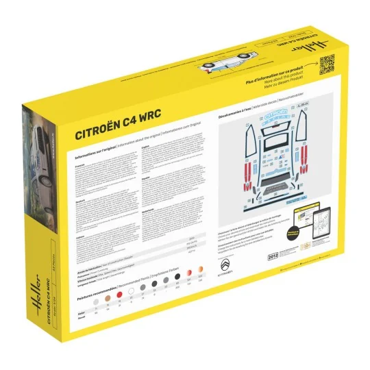 STARTER KIT Citroen C4 WRC, 1/24 - Heller 56756