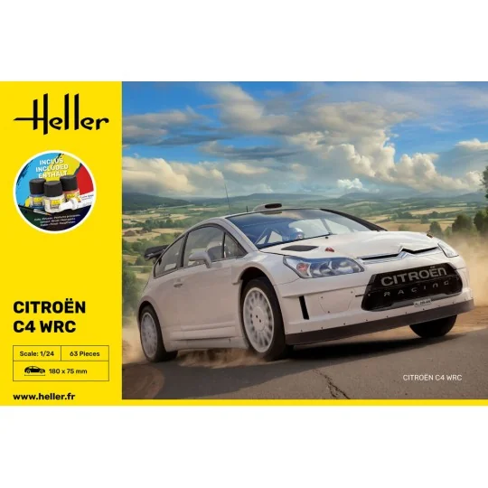STARTER KIT Citroen C4 WRC, 1/24 - Heller 56756