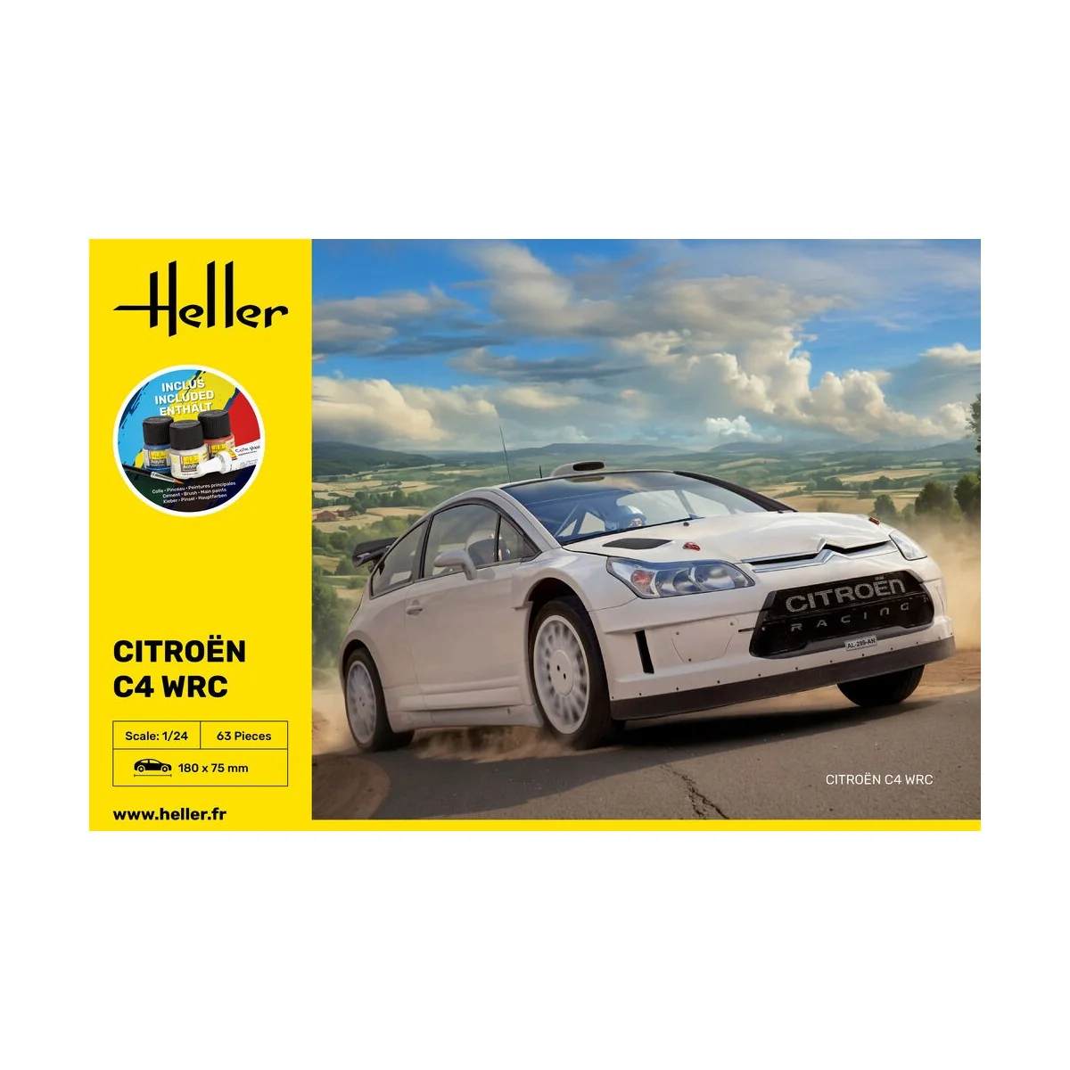 STARTER KIT Citroen C4 WRC, 1/24 - Heller 56756