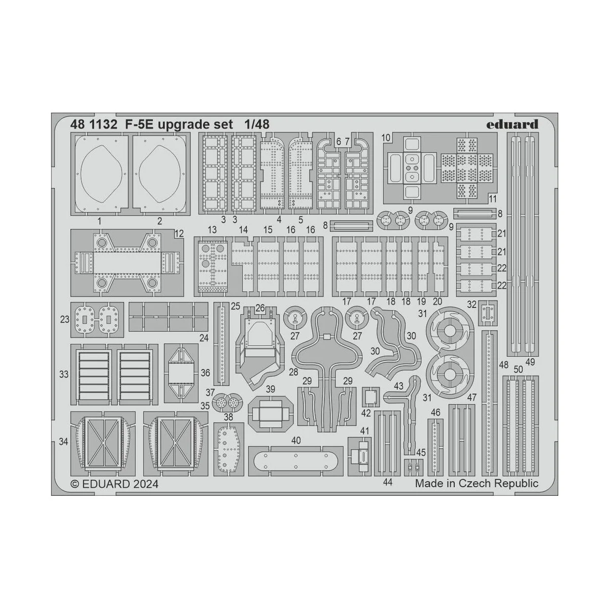 F-5E upgrade set 1/48 EDUARD, 1/48 - Eduard Accessories 481132