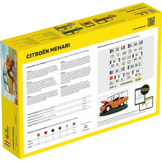STARTER KIT Citroen Mehari, 1/24 - Heller 56760