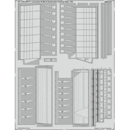 Lancaster B Mk.III Dambuster landing flaps 1/48 HKM - Eduard Access...
