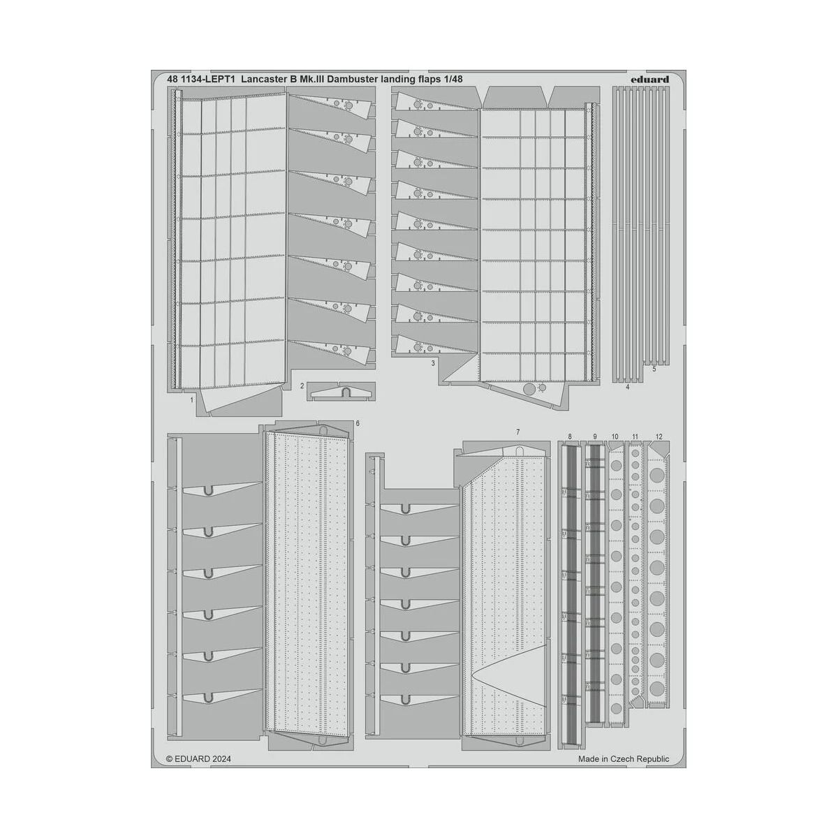 Lancaster B Mk.III Dambuster landing flaps 1/48 HKM, 1/48 - Eduard ...