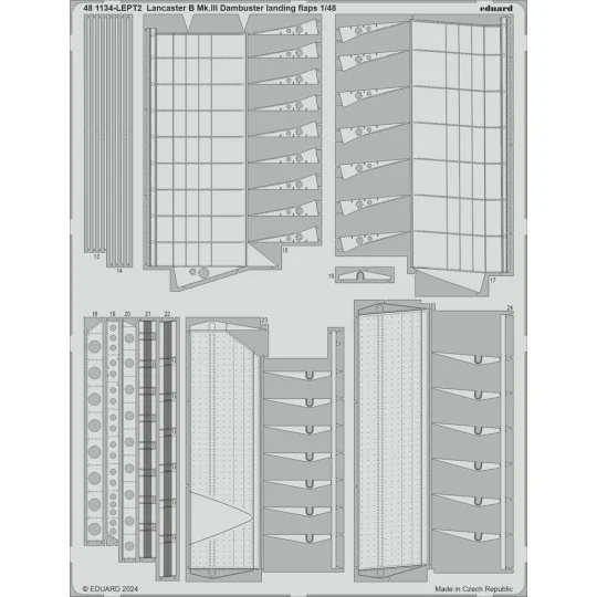 Lancaster B Mk.III Dambuster landing flaps 1/48 HKM, 1/48 - Eduard ...
