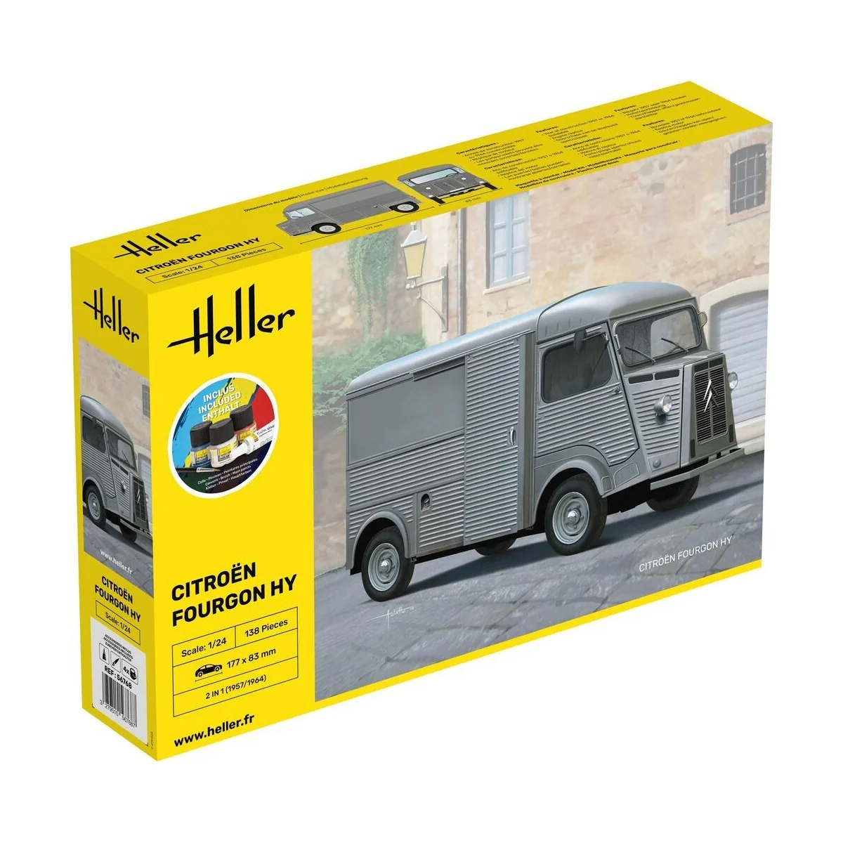 STARTER KIT Citroen Fourgon HY, 1/24 - Heller 56768