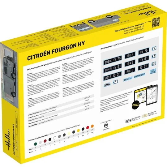 STARTER KIT Citroen Fourgon HY, 1/24 - Heller 56768