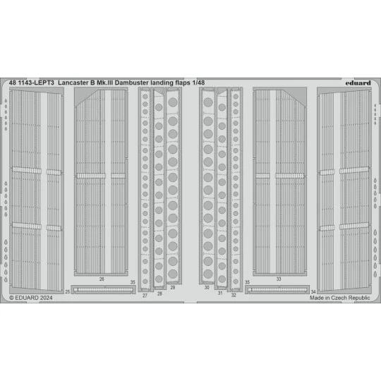 Lancaster B Mk.III Dambuster landing flaps 1/48 HKM, 1/48 - Eduard ...