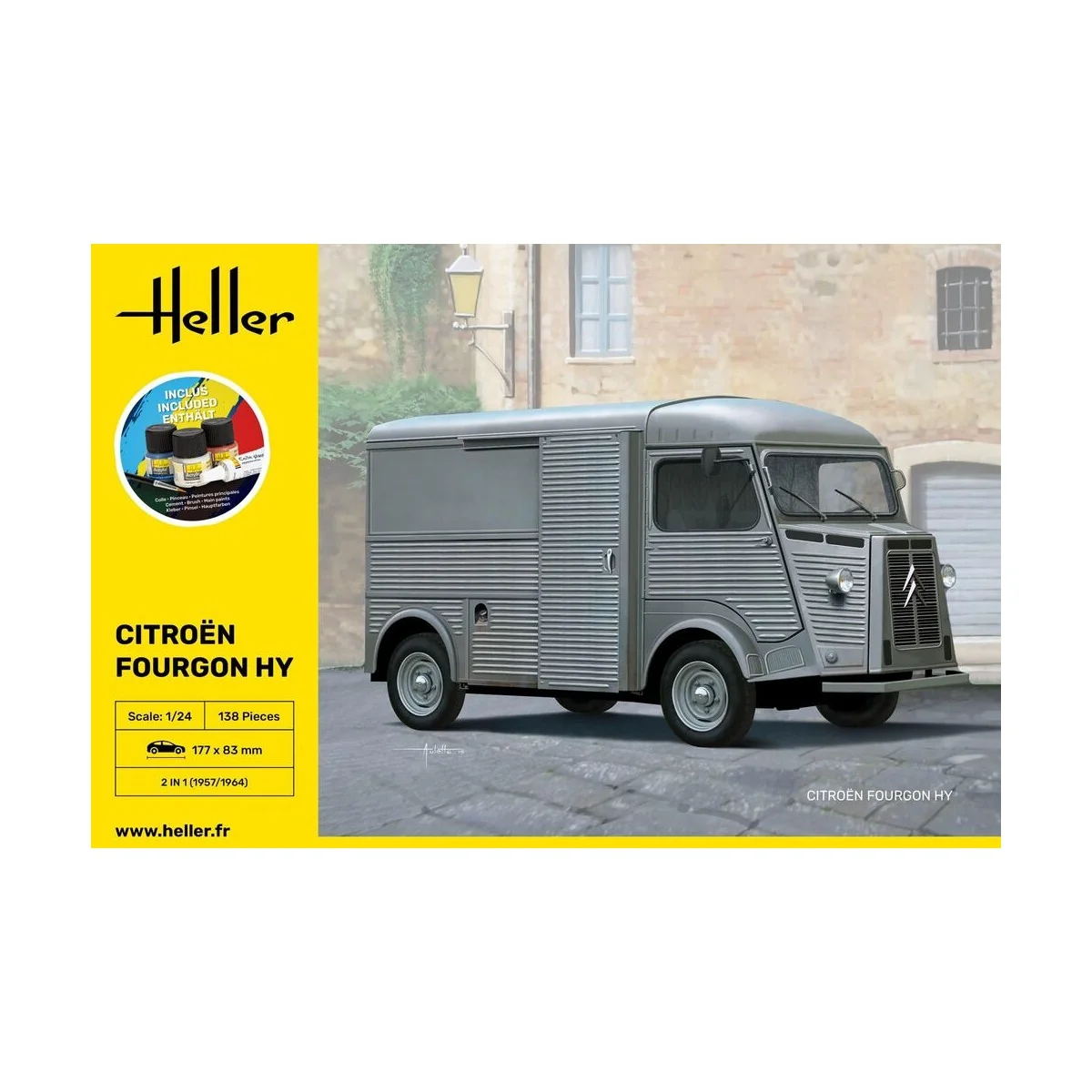 STARTER KIT Citroen Fourgon HY, 1/24 - Heller 56768