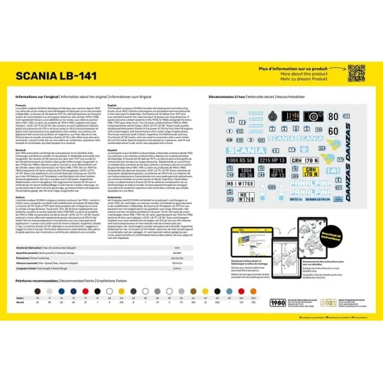 STARTER KIT Truck LB-141, 1/24 - Heller 56773