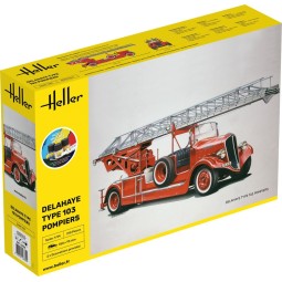 STARTER KIT Delahaye Type 103 Pompiers, 1/24 - Heller 56780