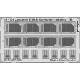 Lancaster B Mk.III Dambuster radiators 1/48 HKM, 1/48 - Eduard Acce...