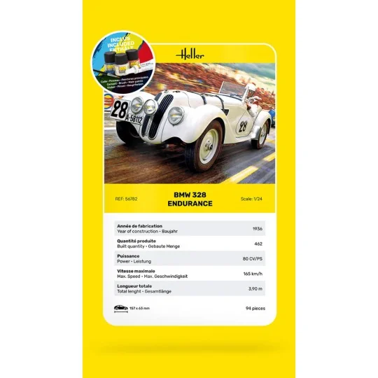 STARTER KIT 328 Endurance, 1/24 - Heller 56782