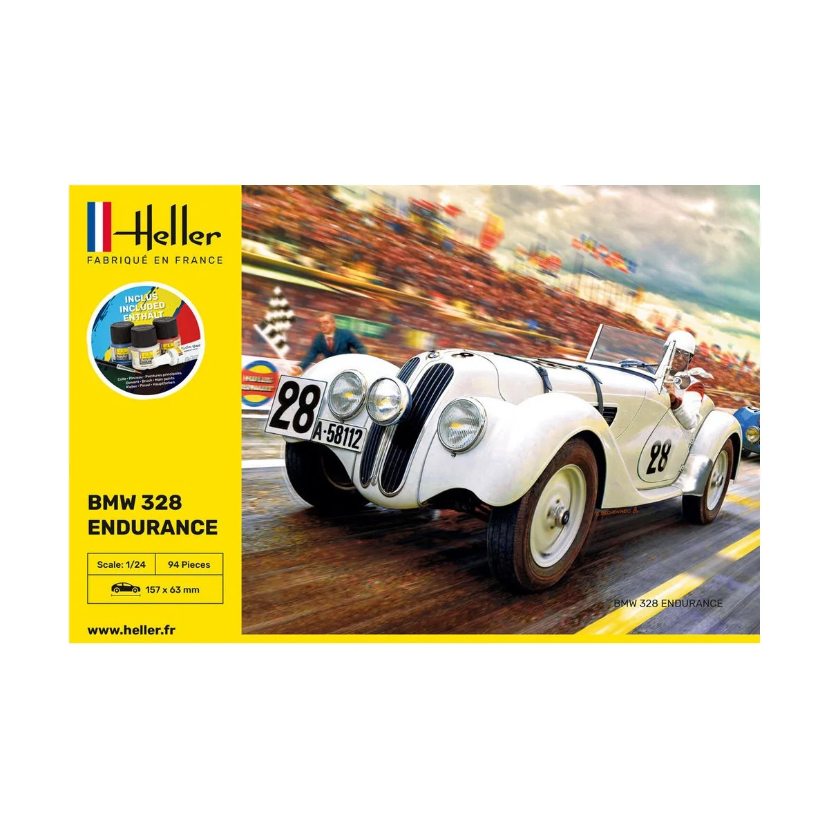 STARTER KIT 328 Endurance, 1/24 - Heller 56782
