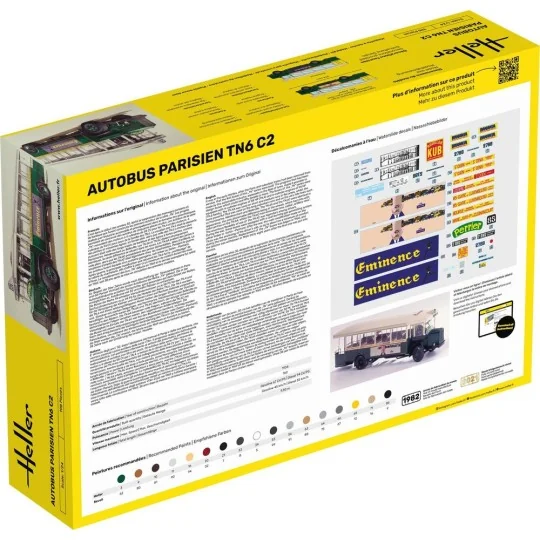 STARTER KIT Autobus TN6 C2, 1/24 - Heller 56789