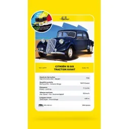 STARTER KIT Citroen 15 SIX Traction Avant, 1/8 - Heller 56799 2