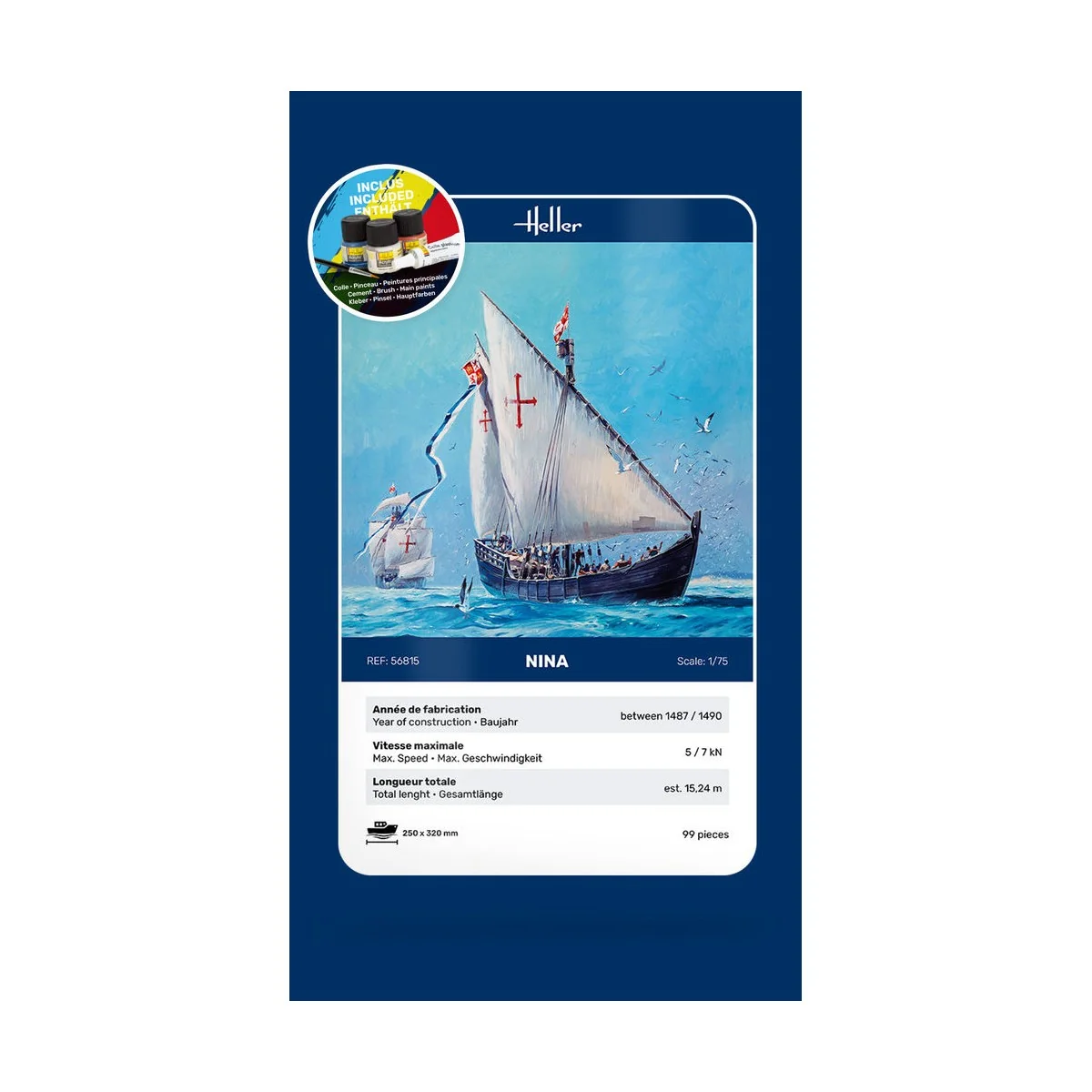 STARTER KIT Nina, 1/75 - Heller 56815