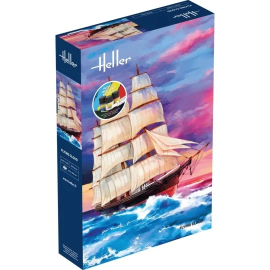 STARTER KIT Flying Cloud, 1/200 - Heller 56830