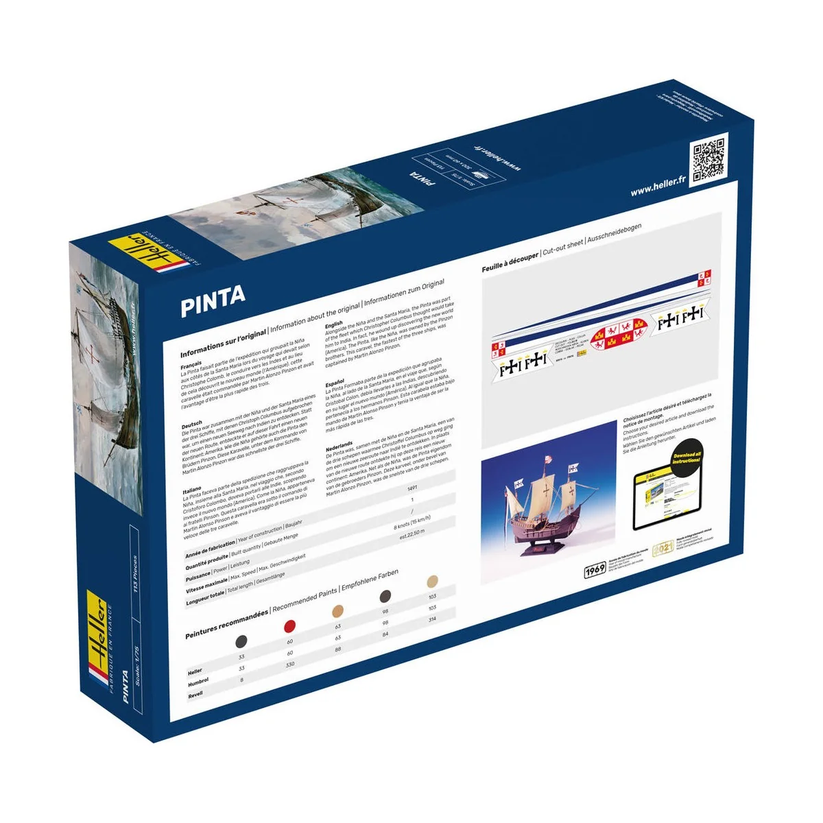STARTER KIT Pinta, 1/75 - Heller 56816