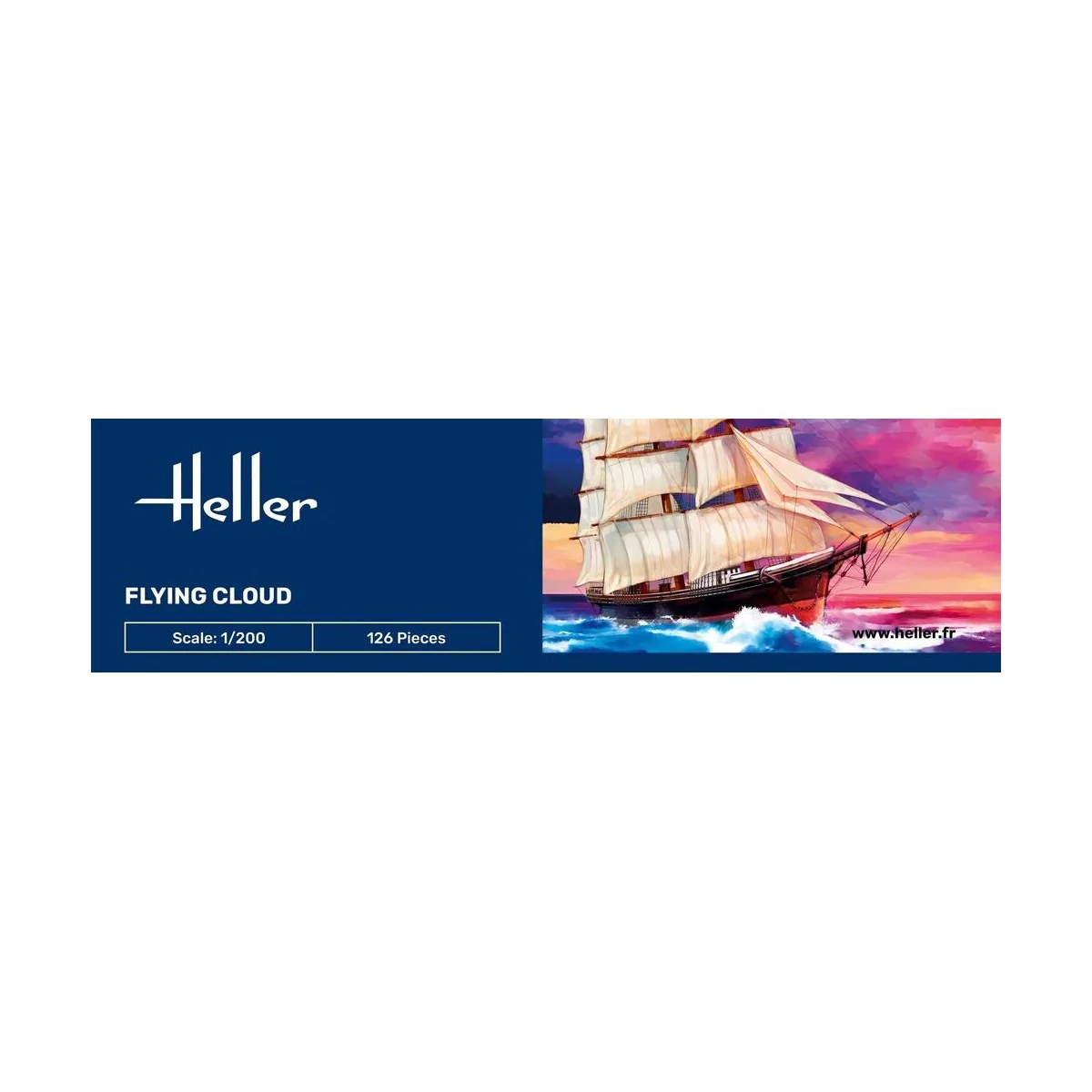 STARTER KIT Flying Cloud, 1/200 - Heller 56830