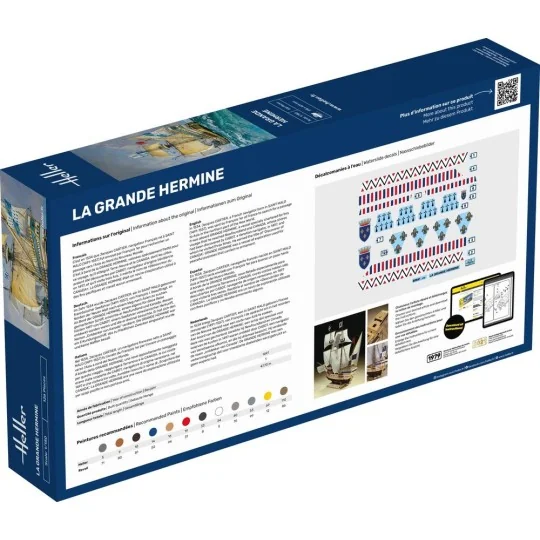STARTER KIT La Grande Hermine, 1/150 - Heller 56841