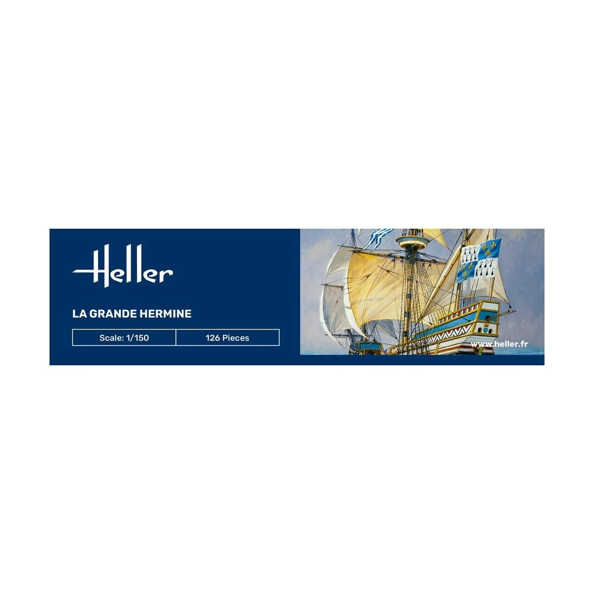 STARTER KIT La Grande Hermine, 1/150 - Heller 56841